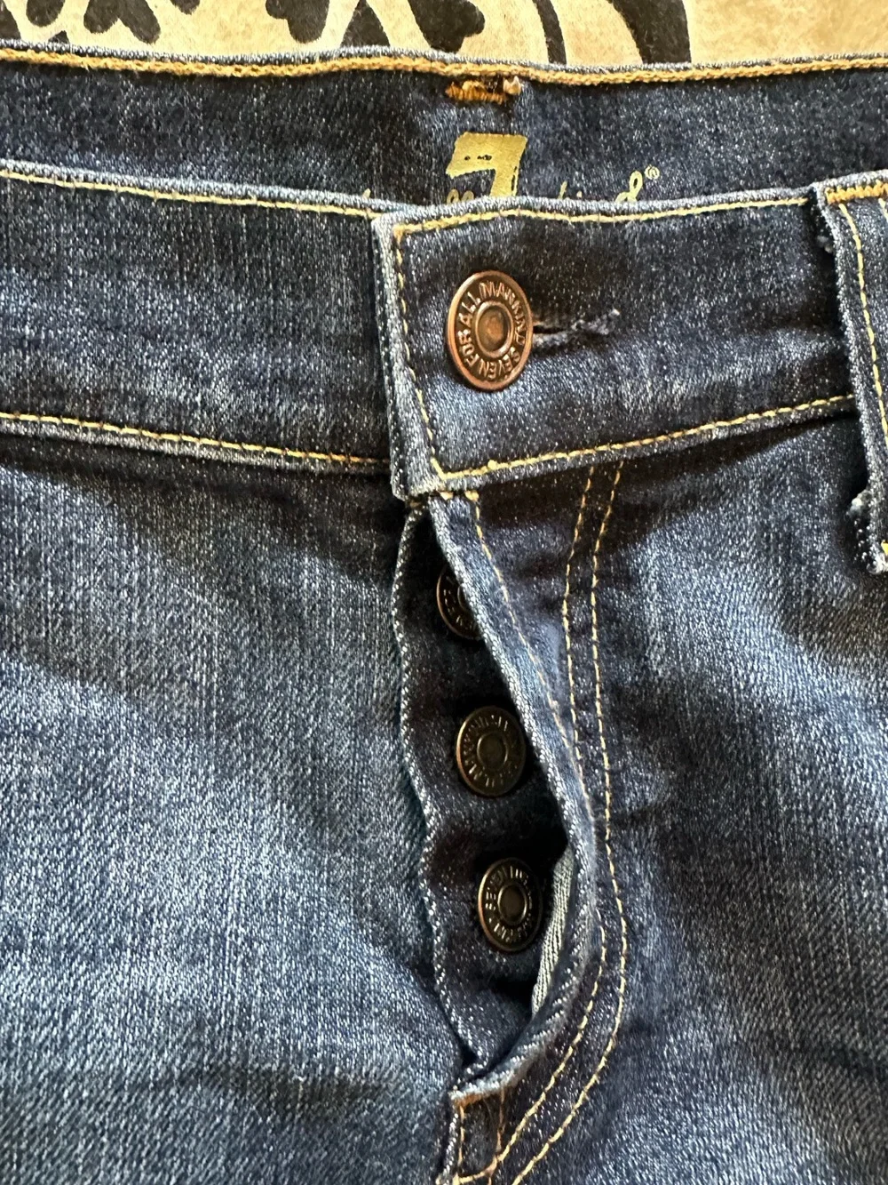 7 for all mankind short shorts size 26